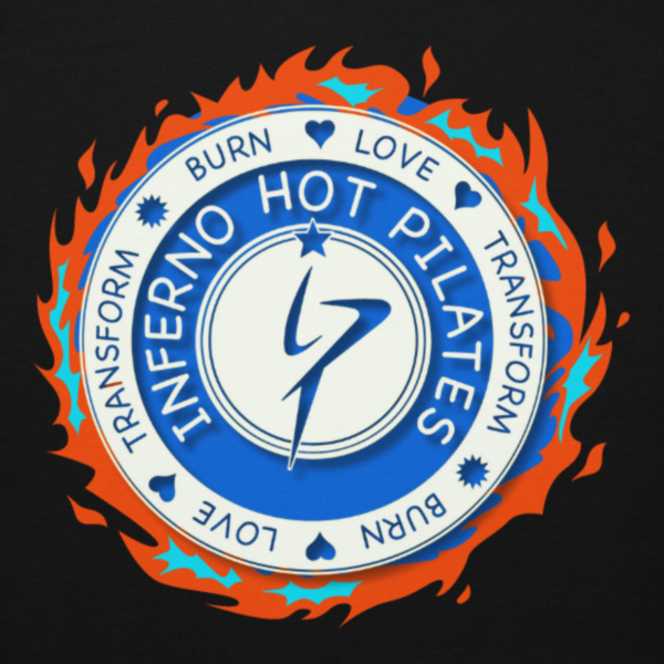 Flaming Logo Unisex Hoodie - Image 2