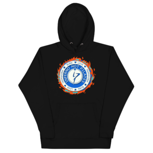 Flaming Logo Unisex Hoodie